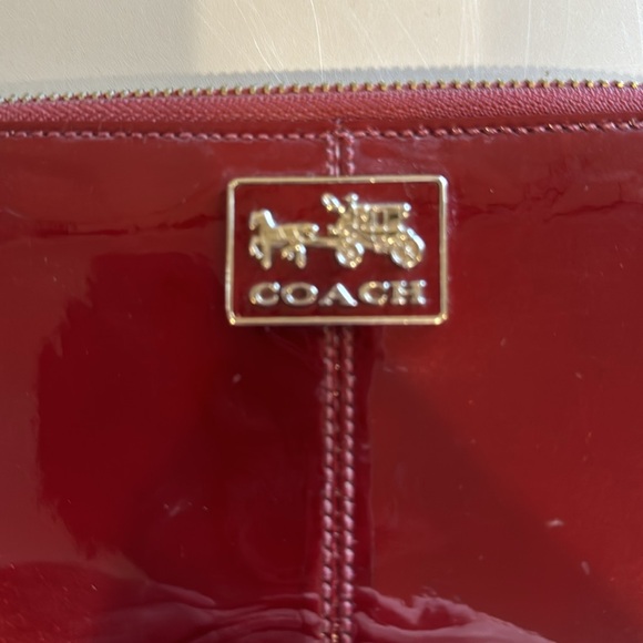 Coach maroon wallet - Picture 4 of 5